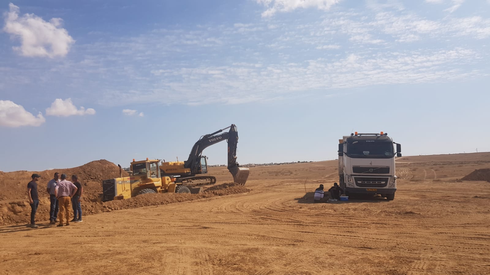 עבודות עפר צומת שוקת בני שמעון